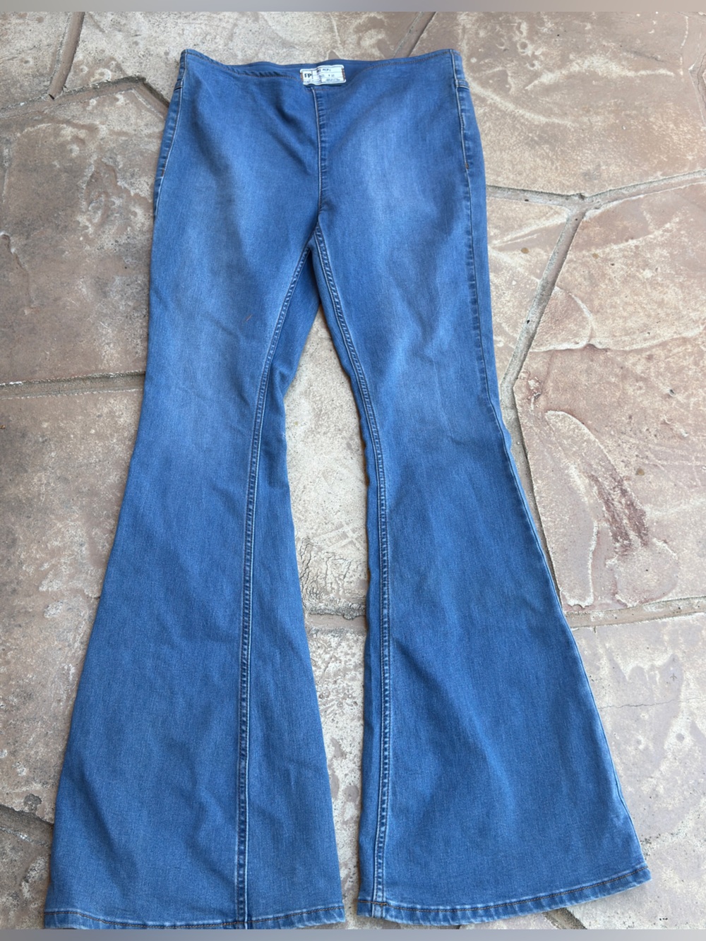 Free People Indigo Flare Jeans